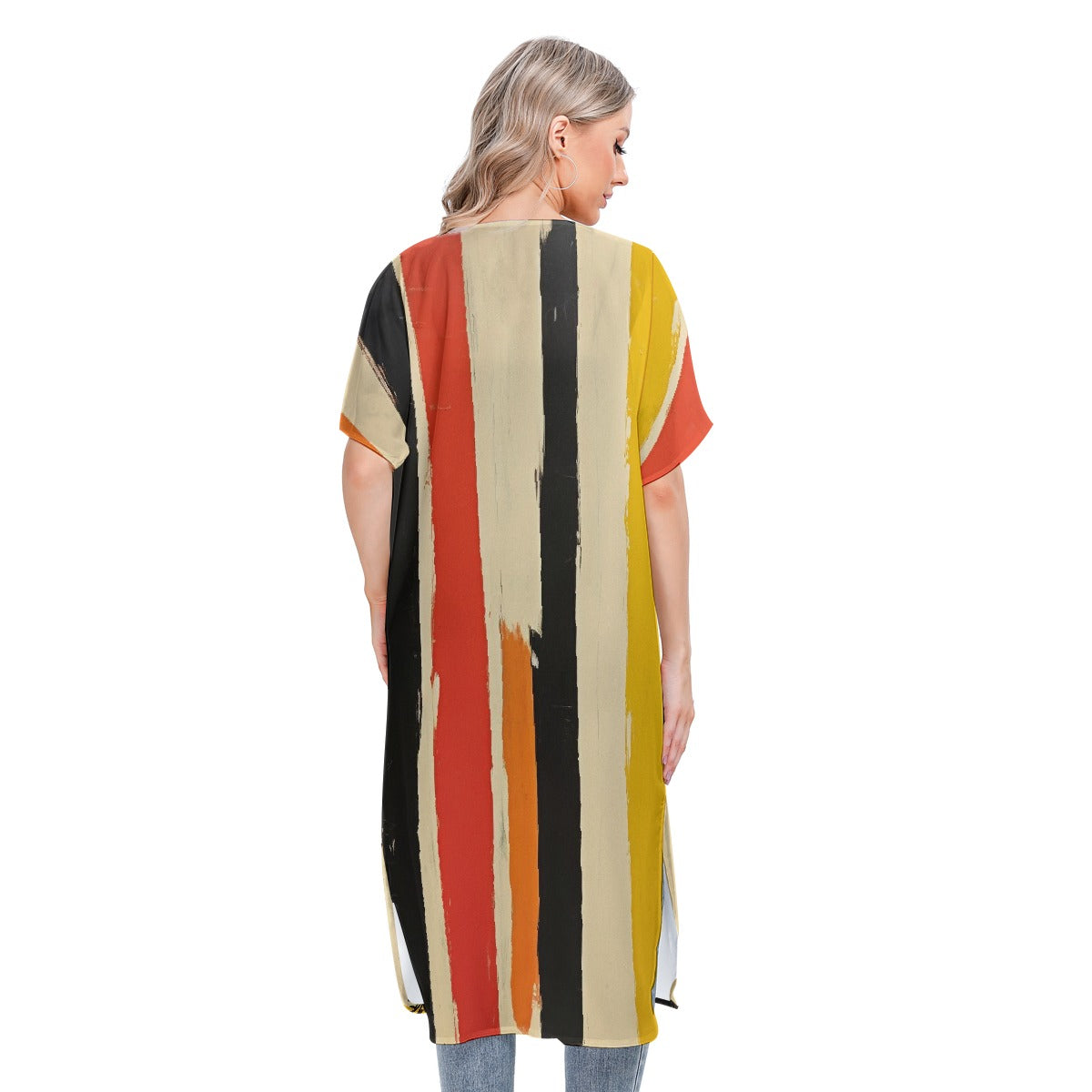 All-Over Print Women's Short Sleeve Cardigan