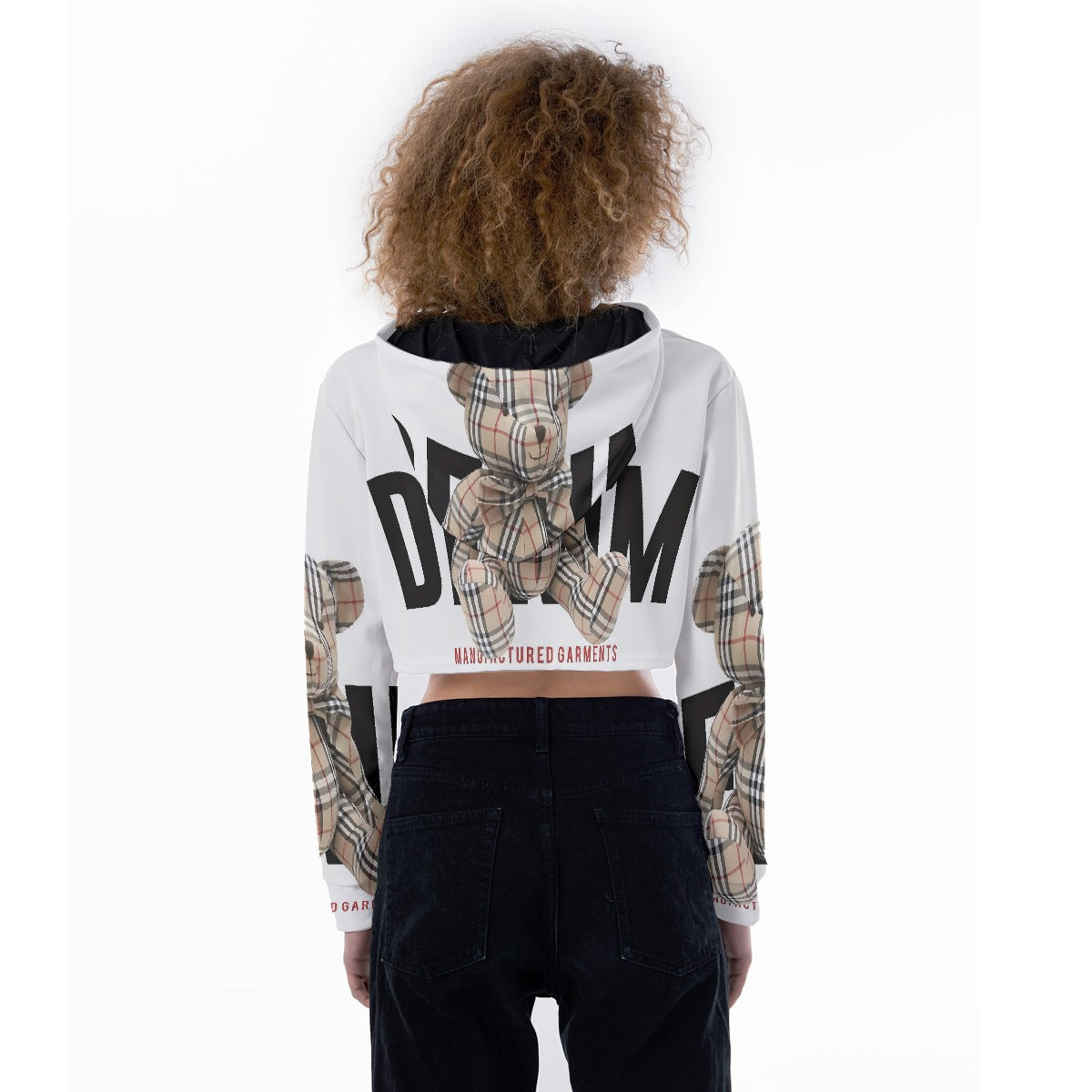 All-Over Print Women's Crop Top Hoodie
