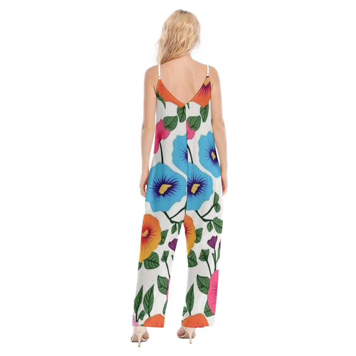 All-Over Print Women's Loose Cami Jumpsuit