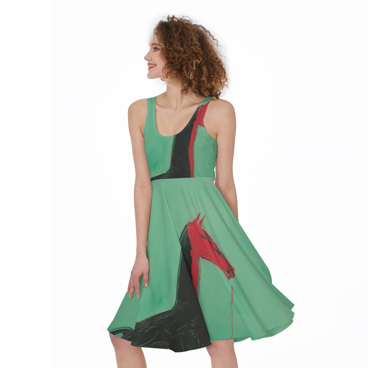 All-Over Print Women's Sleeveless Dress