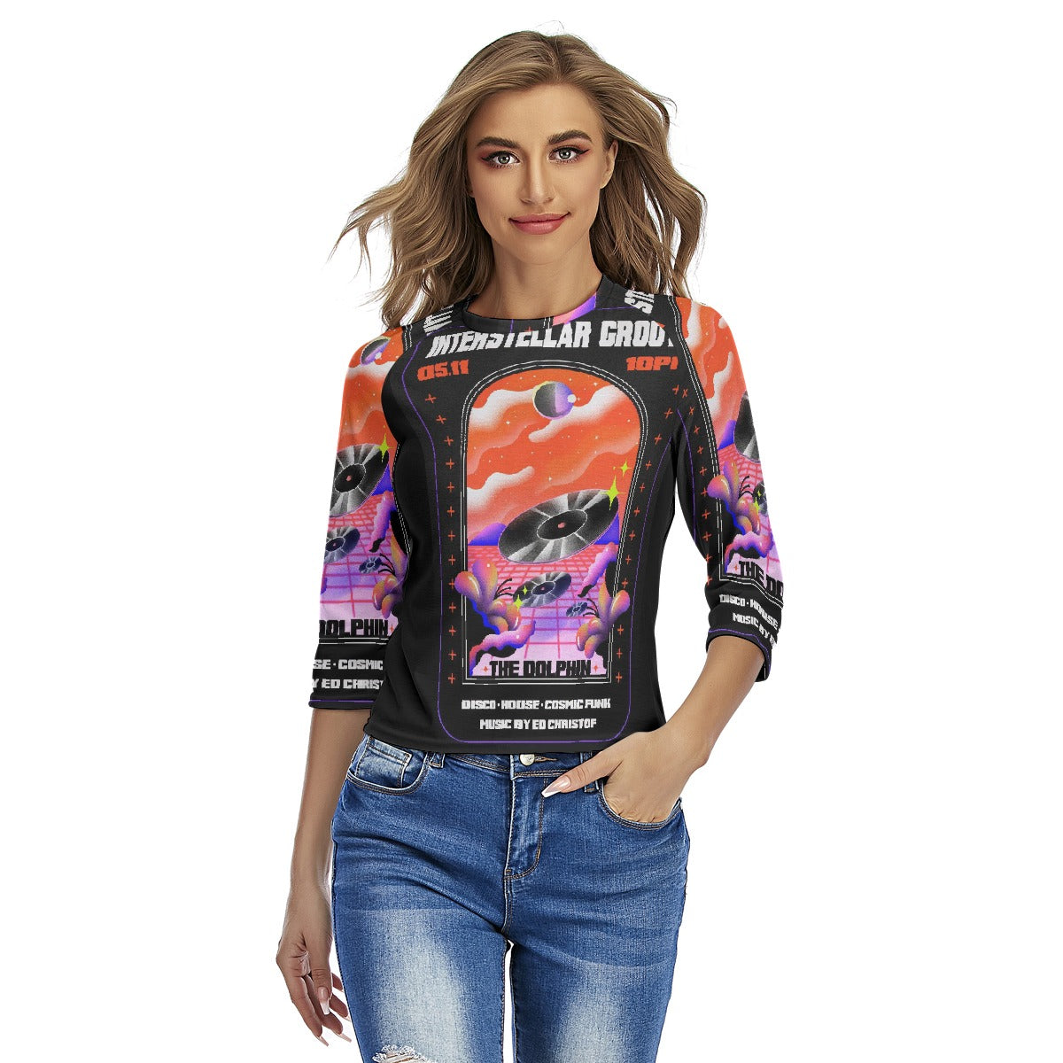All-Over Print Women's Raglan Sleeves T-shirts