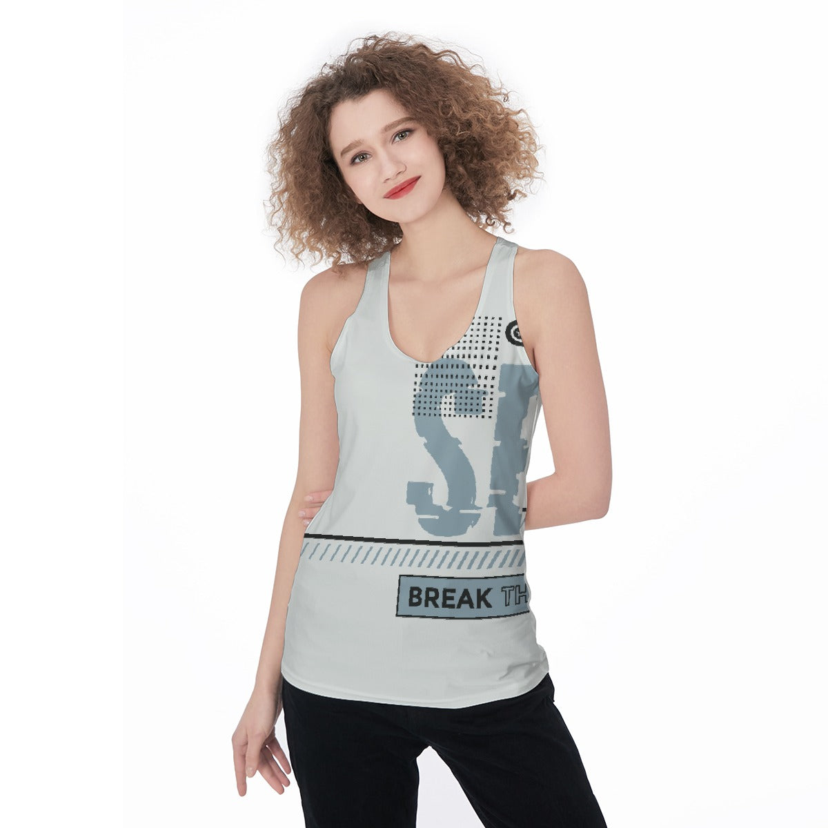 All-Over Print Women's Racerback Tank Top