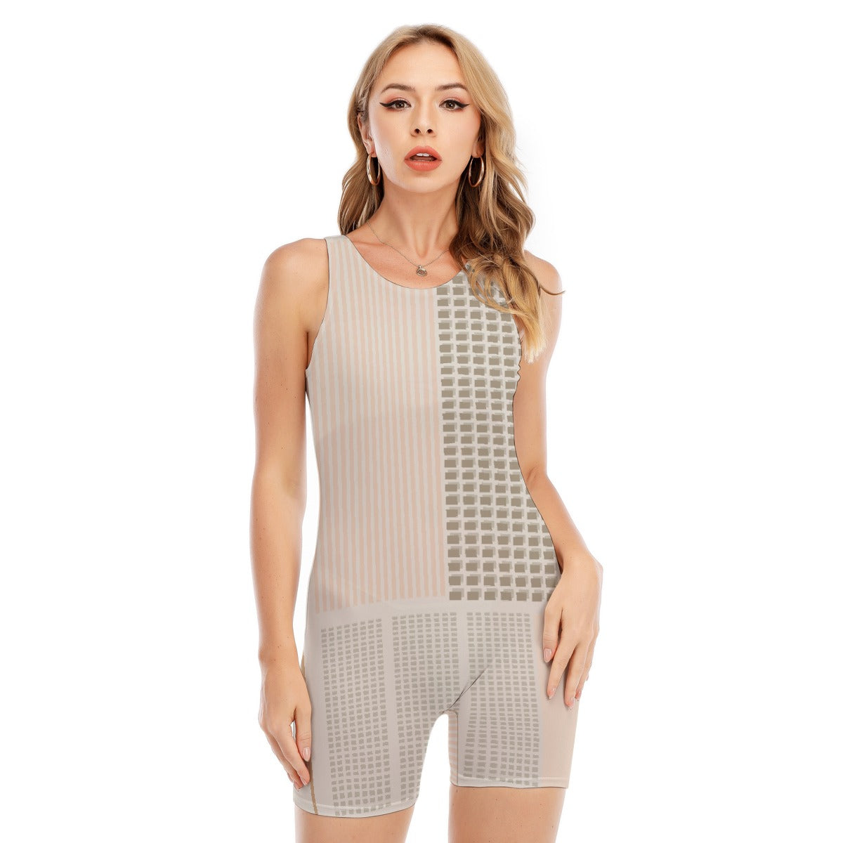 All-Over Print Women's Sleeveless One-piece Swimsuit