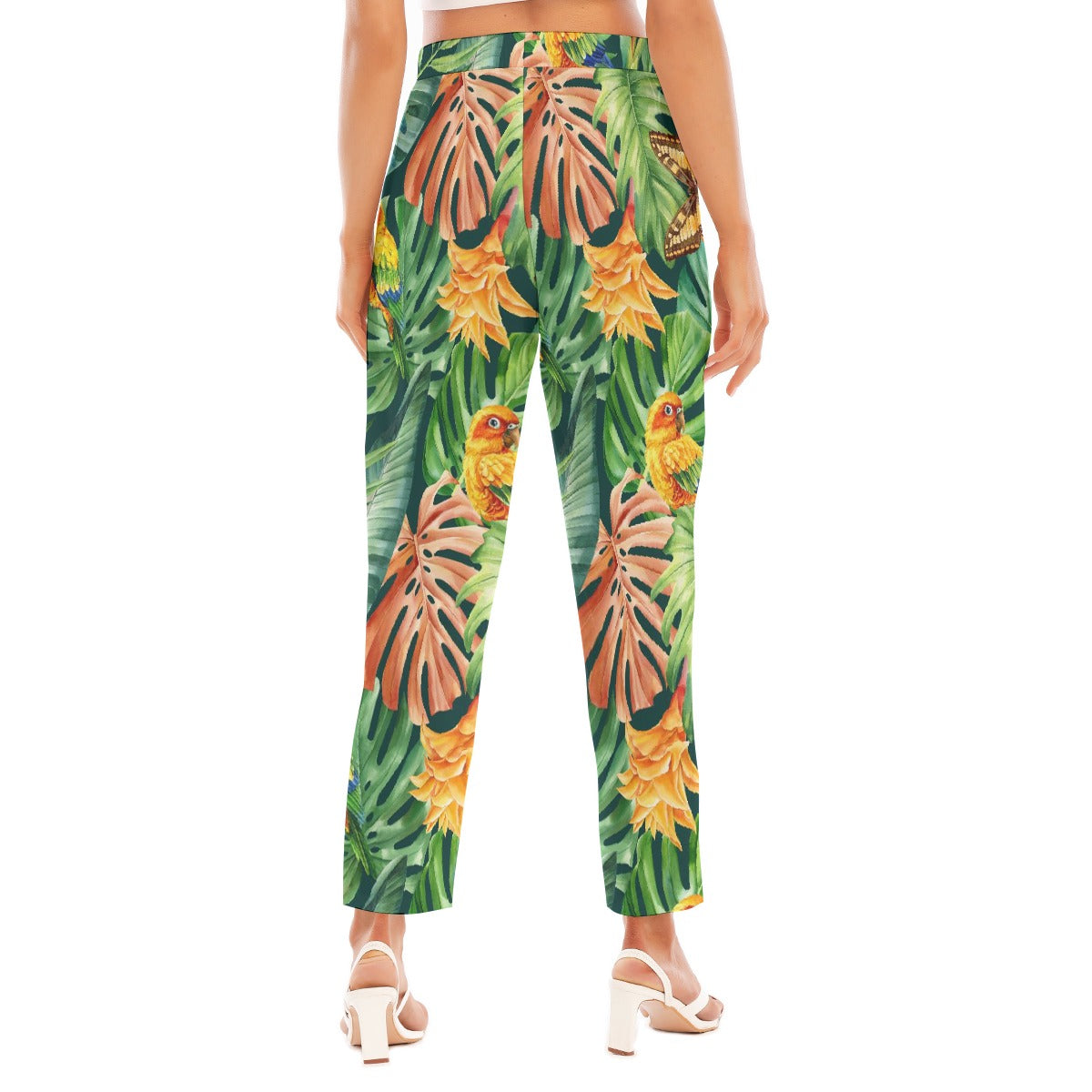 All-Over Print Women's Loose Straight-leg Pants