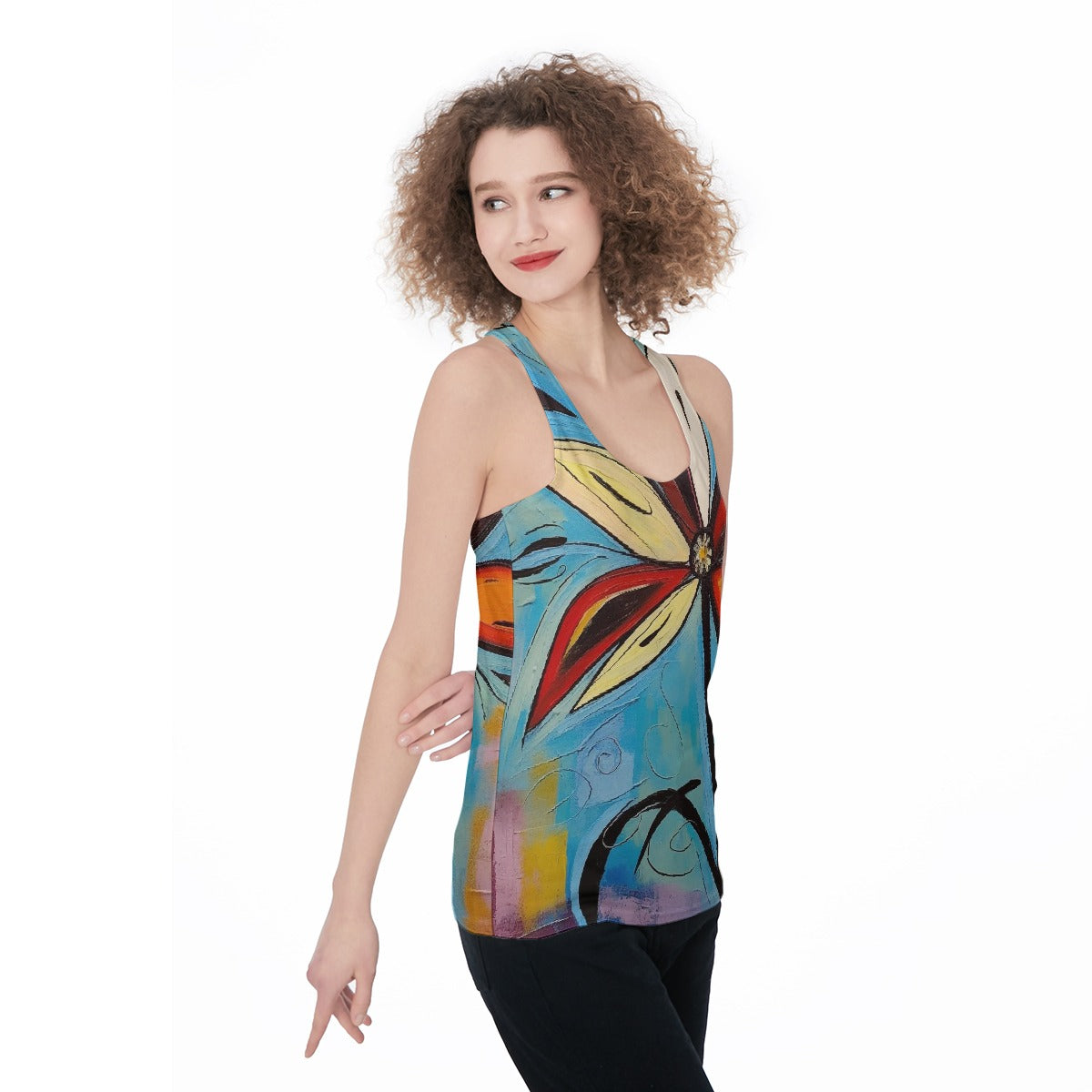 All-Over Print Women's Racerback Tank Top