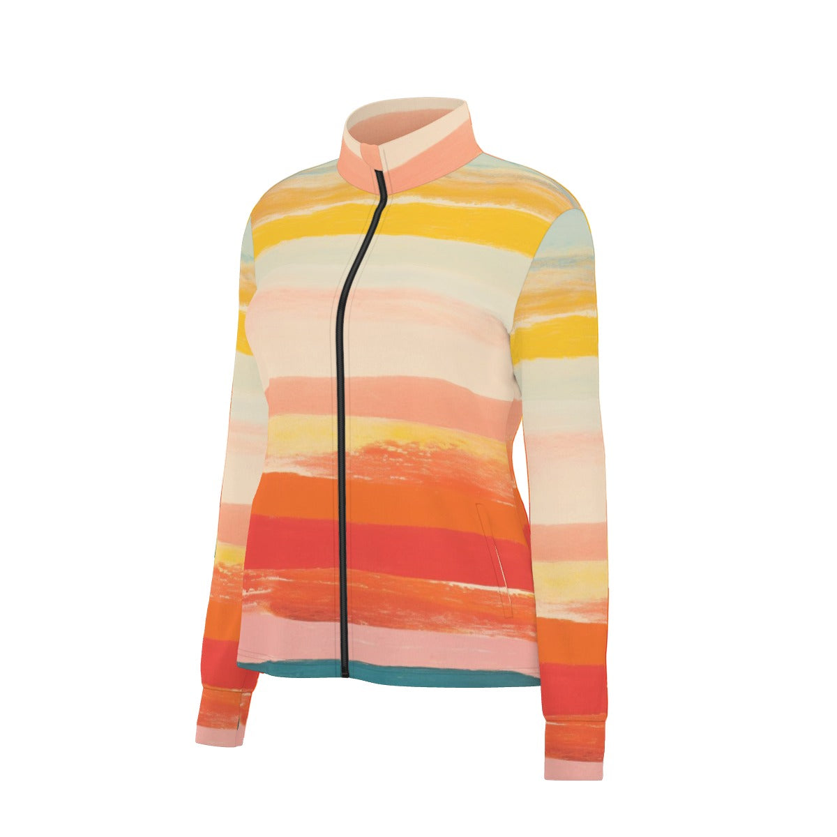 All-Over Print Women's Long Sleeve Thumbhole Jacket