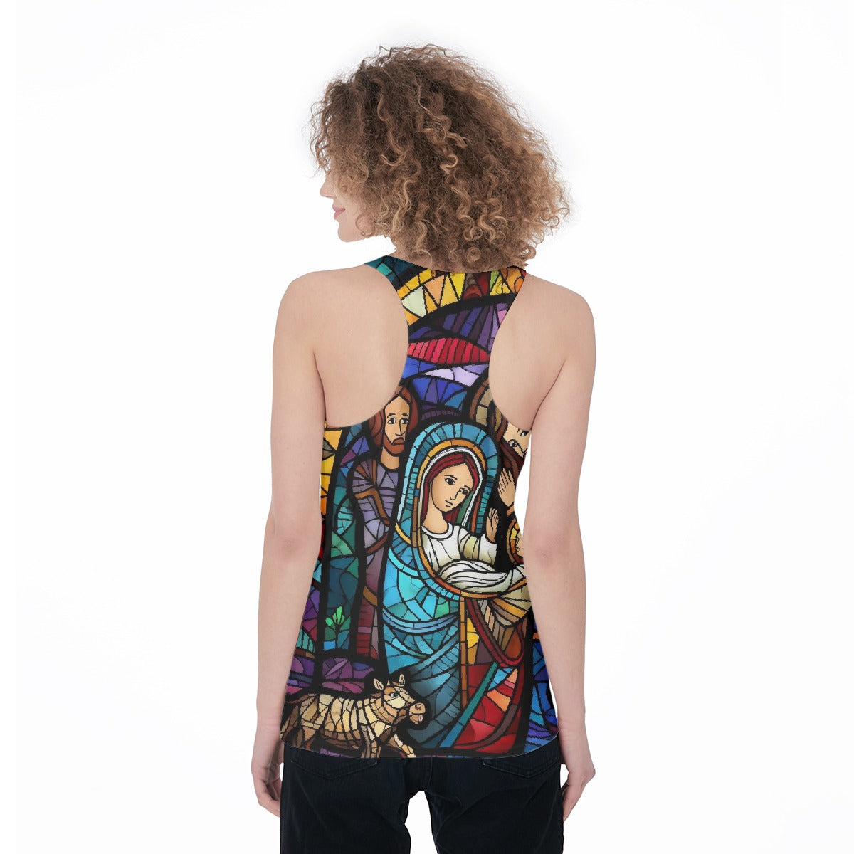 All-Over Print Women's Racerback Tank Top