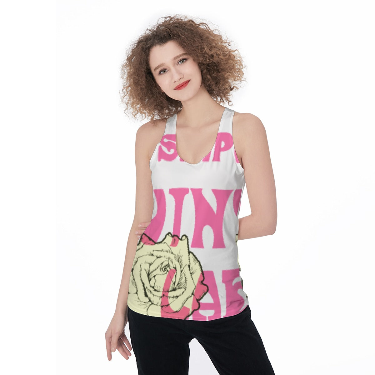 All-Over Print Women's Racerback Tank Top