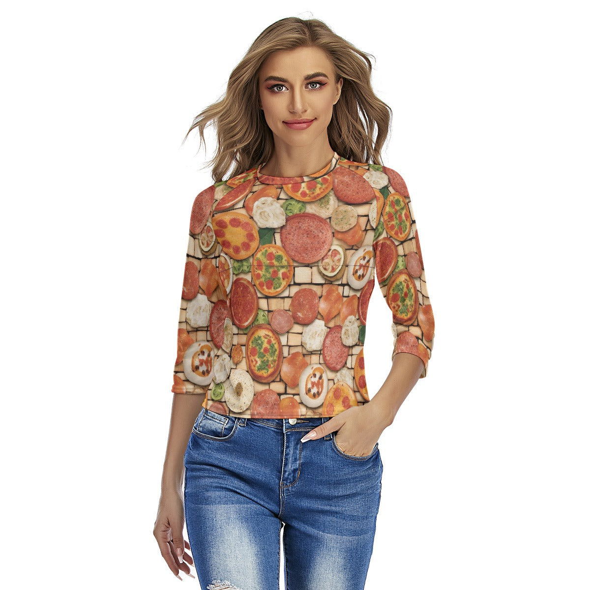 All-Over Print Women's Raglan Sleeves T-shirts