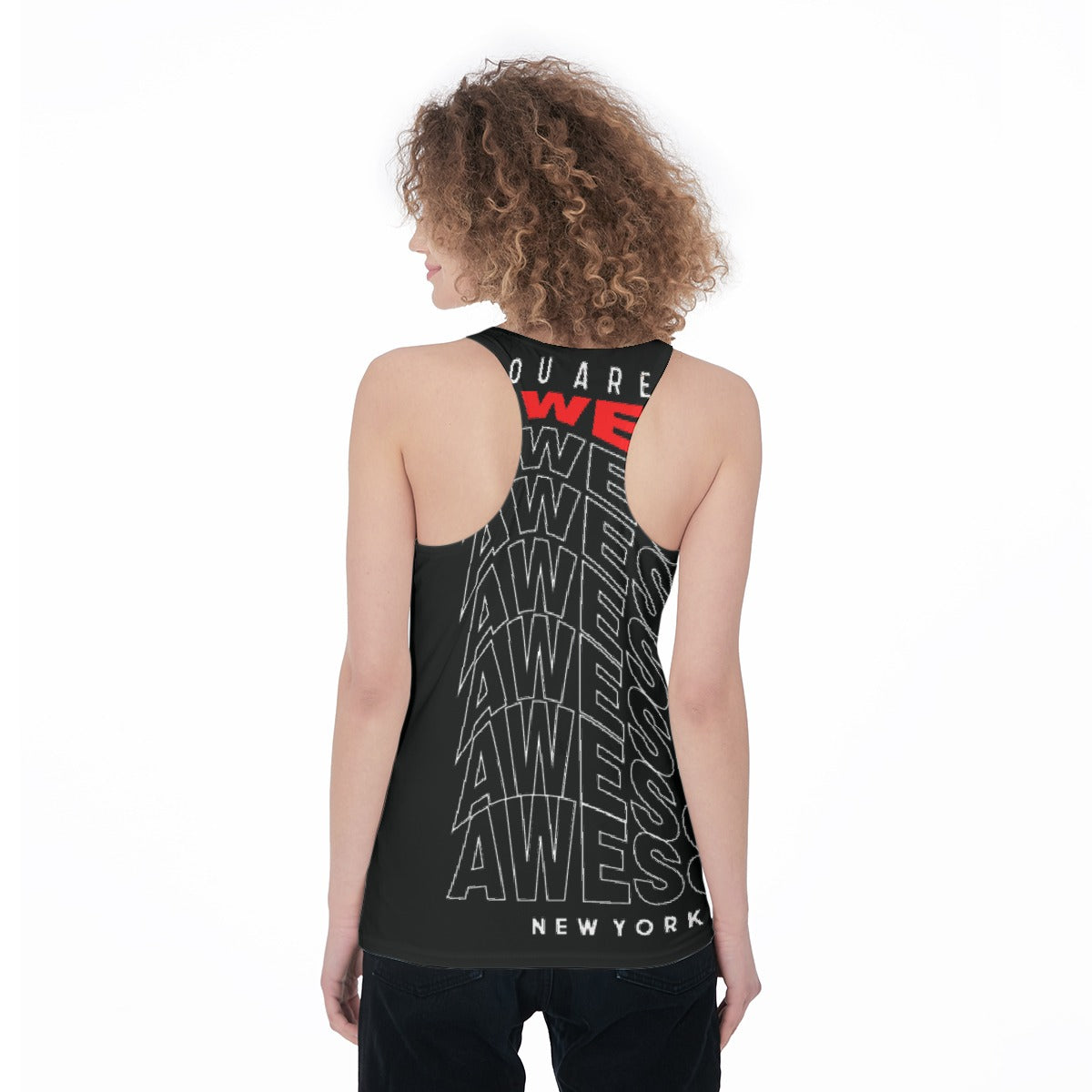 All-Over Print Women's Racerback Tank Top