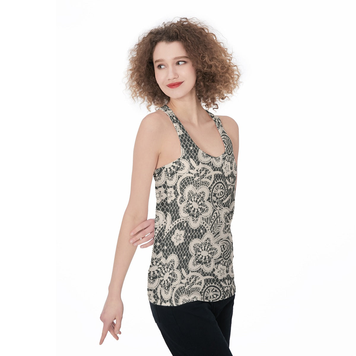 All-Over Print Women's Racerback Tank Top