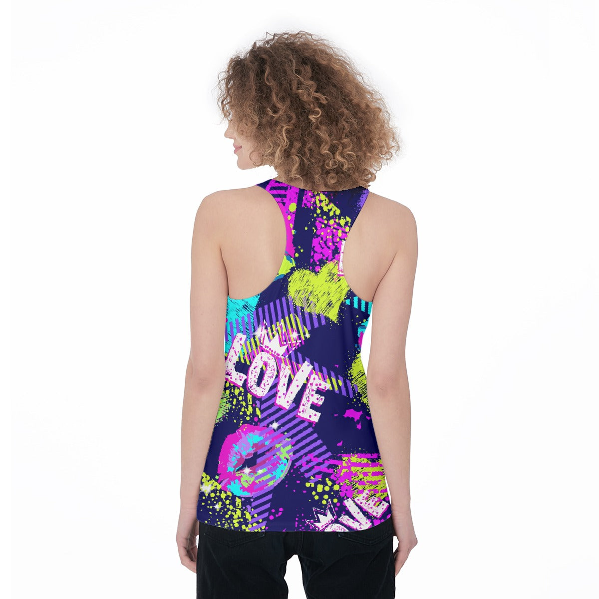 All-Over Print Women's Racerback Tank Top
