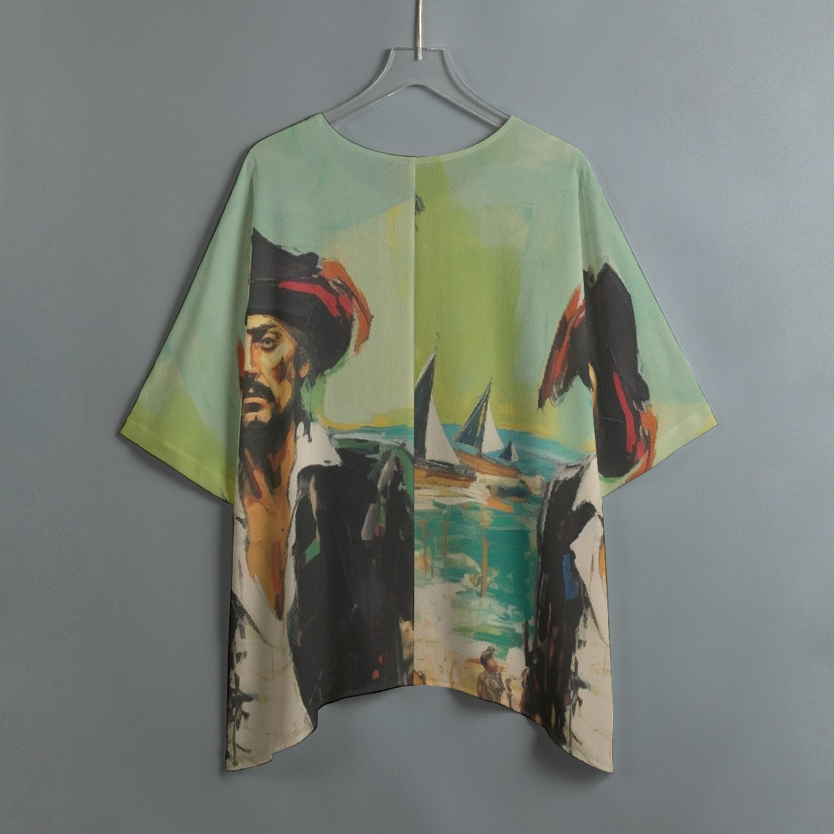 All-Over Print Women's Bat Sleeve Shirt