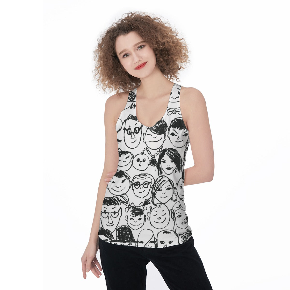 All-Over Print Women's Racerback Tank Top