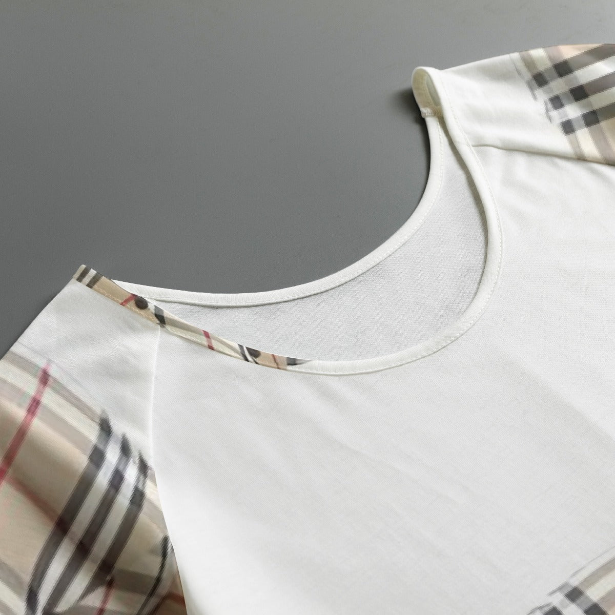 All-Over Print Women's Round Neck T-shirt With Raglan Sleeve