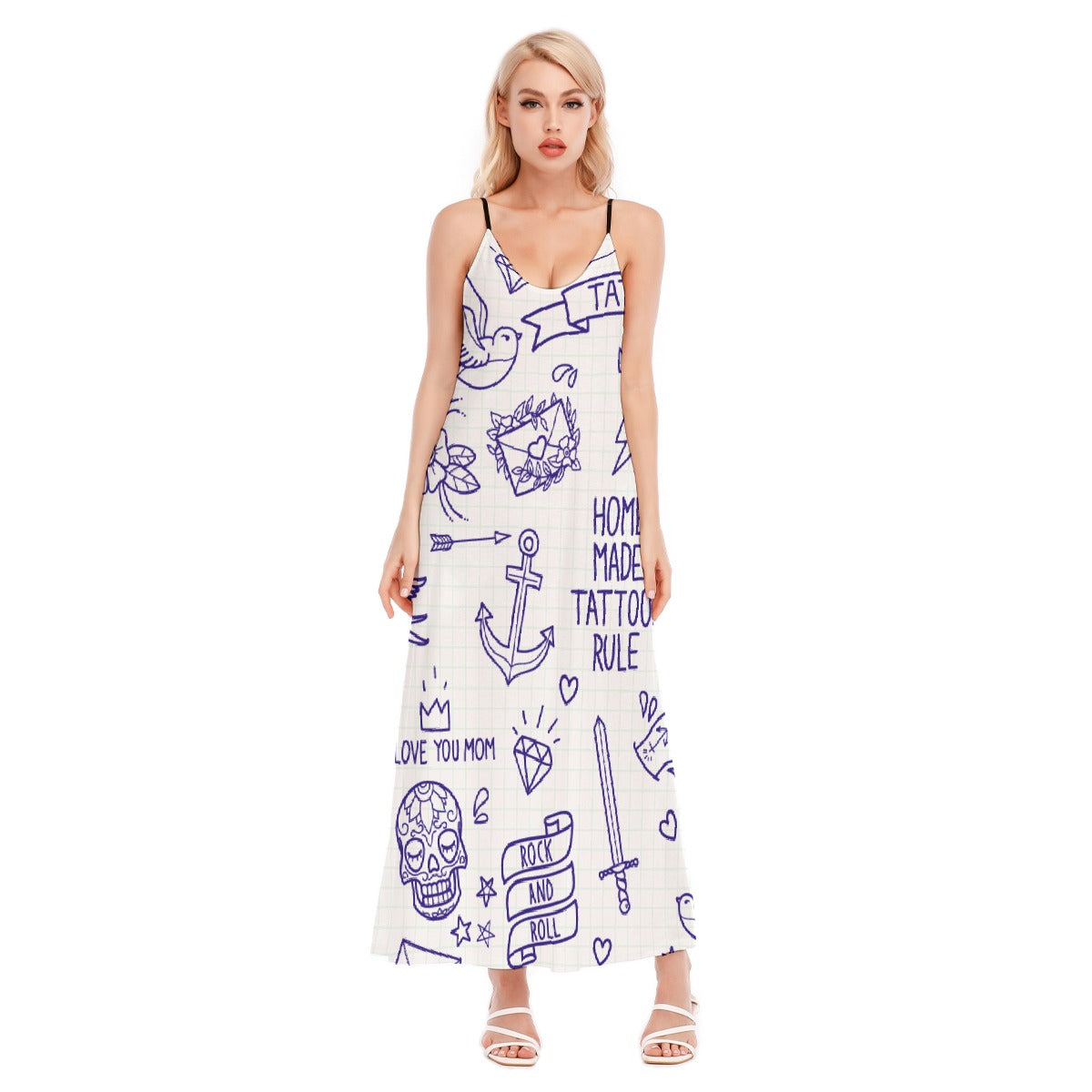 All-Over Print Women's Sling Dress