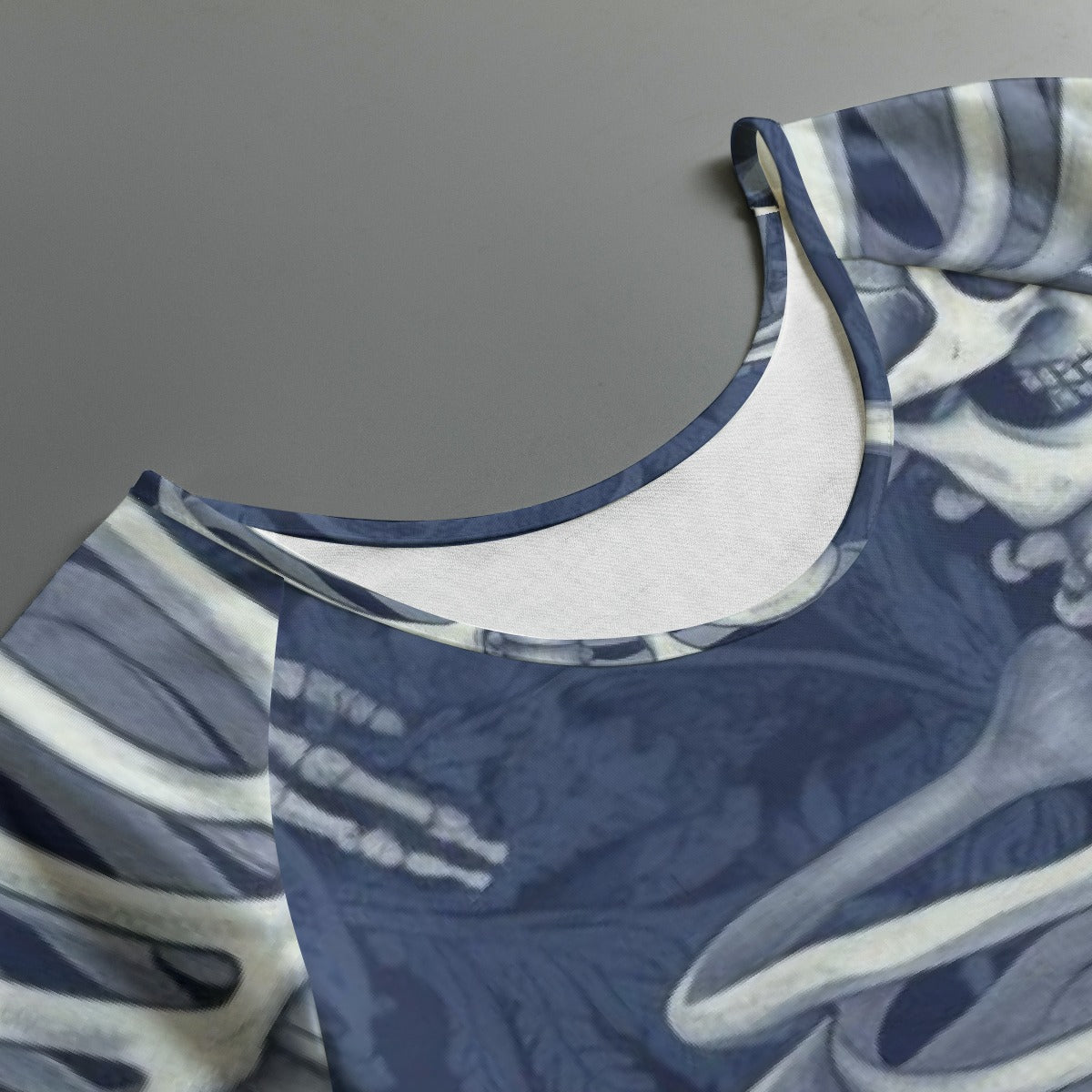 All-Over Print Women's Round Neck T-shirt With Raglan Sleeve