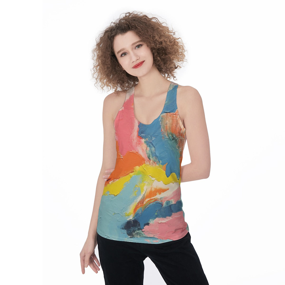 All-Over Print Women's Racerback Tank Top