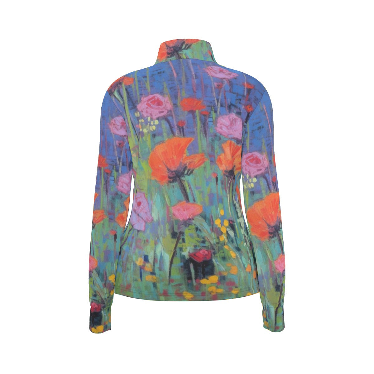 All-Over Print Women's Long Sleeve Thumbhole Jacket