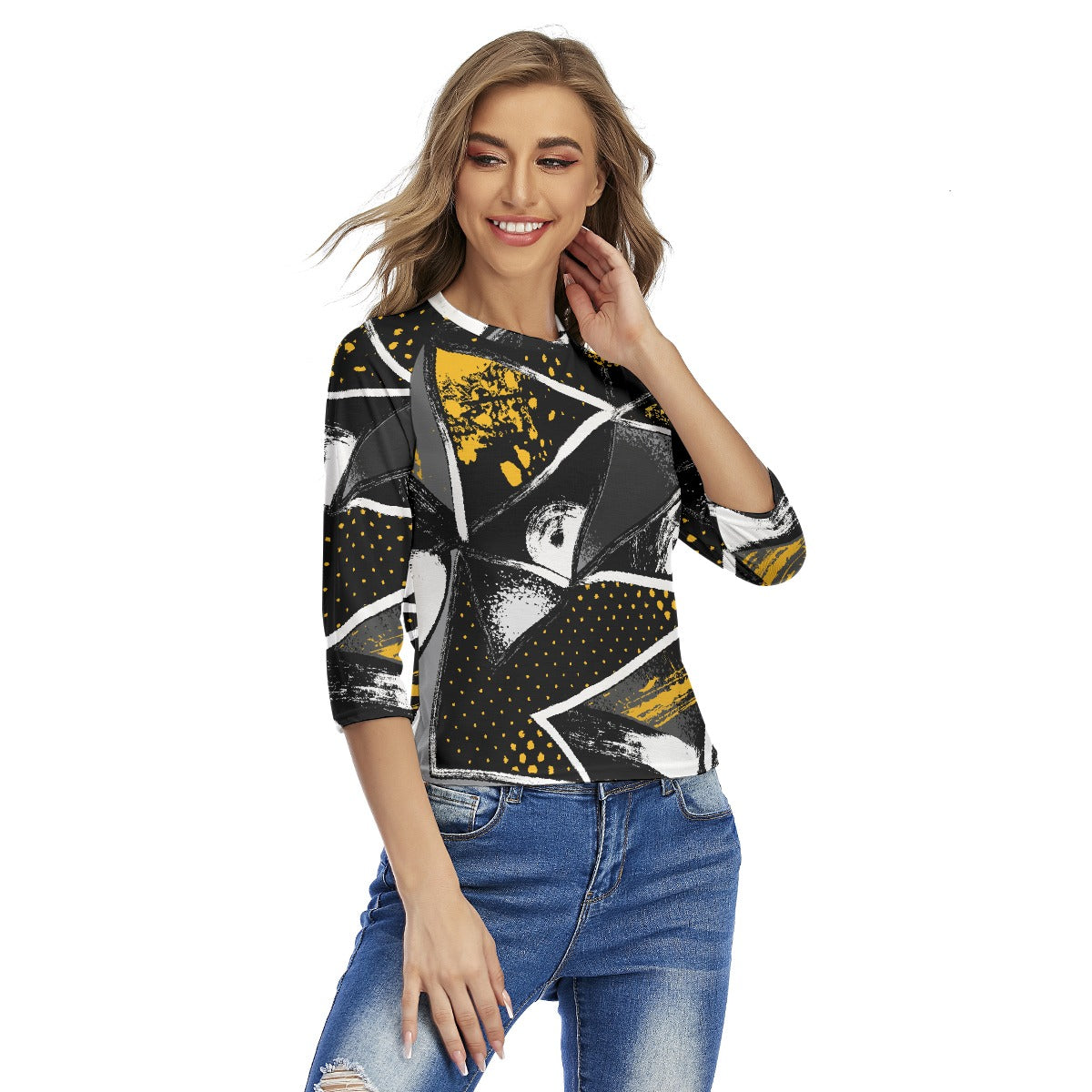 All-Over Print Women's Raglan Sleeves T-shirts