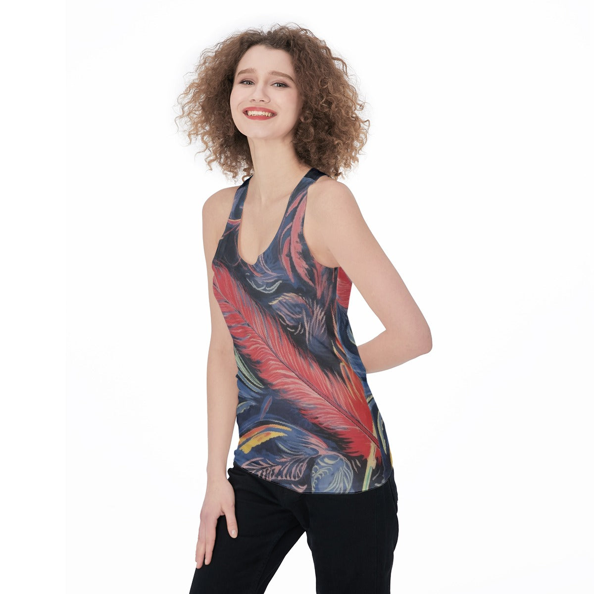 All-Over Print Women's Racerback Tank Top