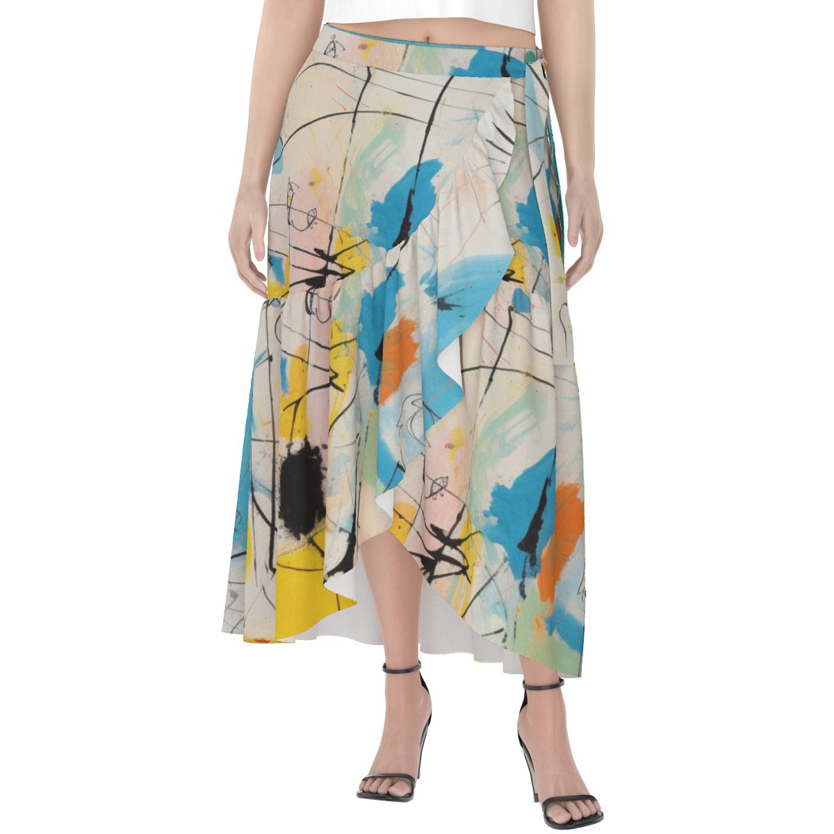 All-Over Print Women's Wrap Skirt