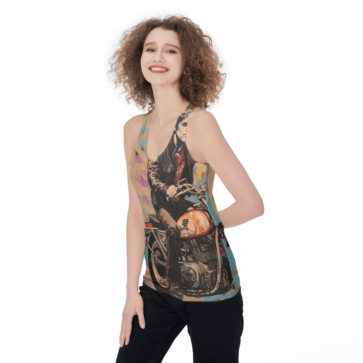 All-Over Print Women's Racerback Tank Top