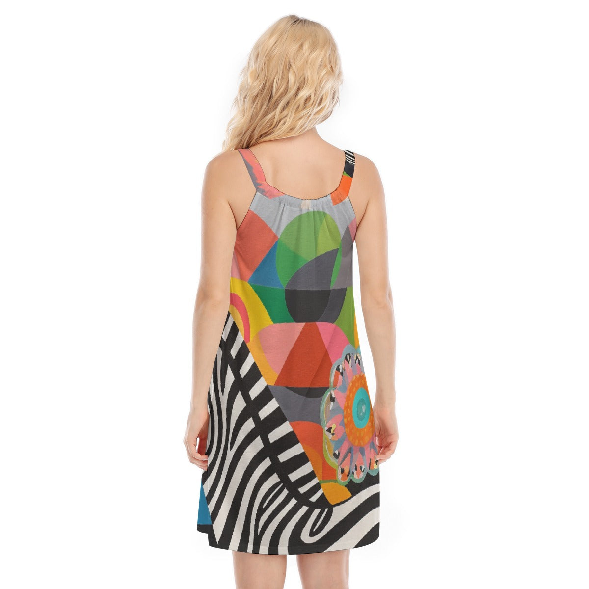 All-Over Print Women's Sleeveless Cami Dress