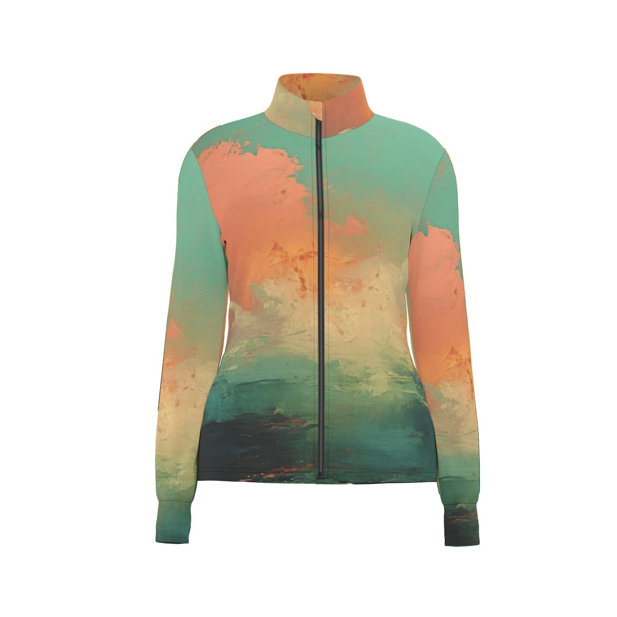 All-Over Print Women's Long Sleeve Thumbhole Jacket