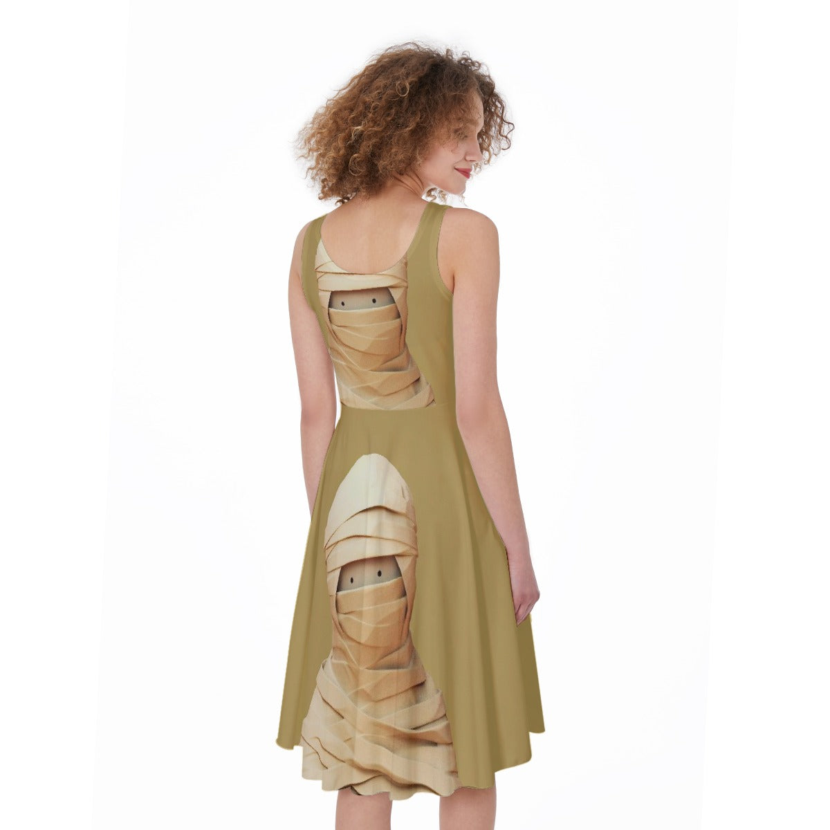 All-Over Print Women's Sleeveless Dress