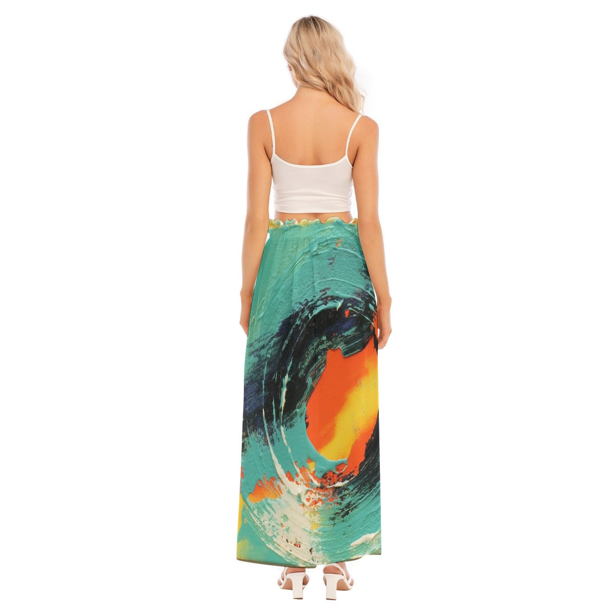All-Over Print Women's Side Split Skirt