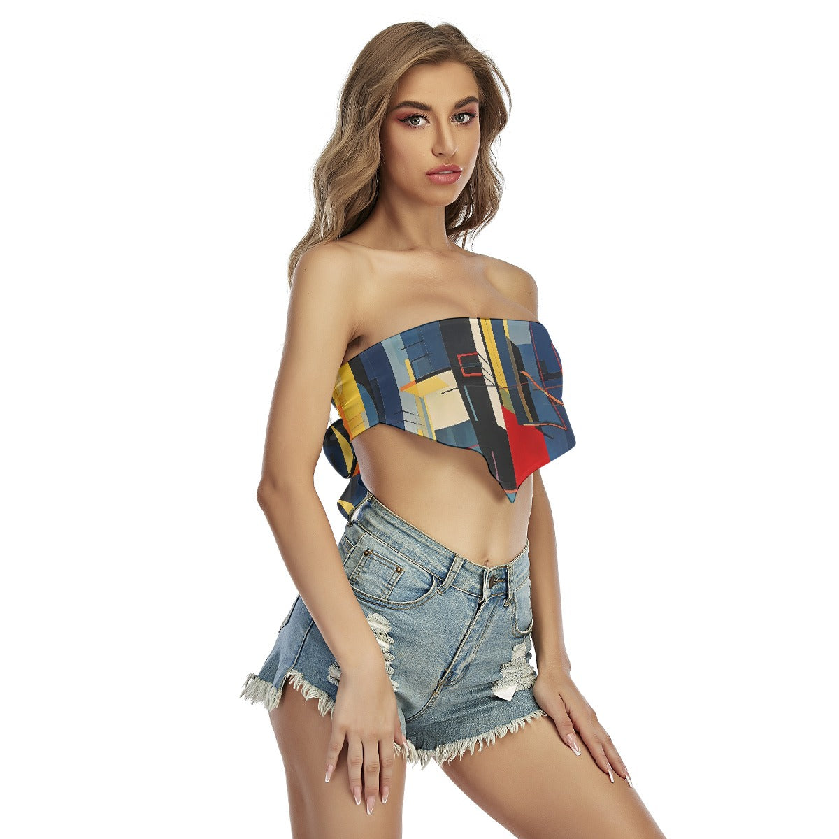All-Over Print Women's Triangle Tube Top