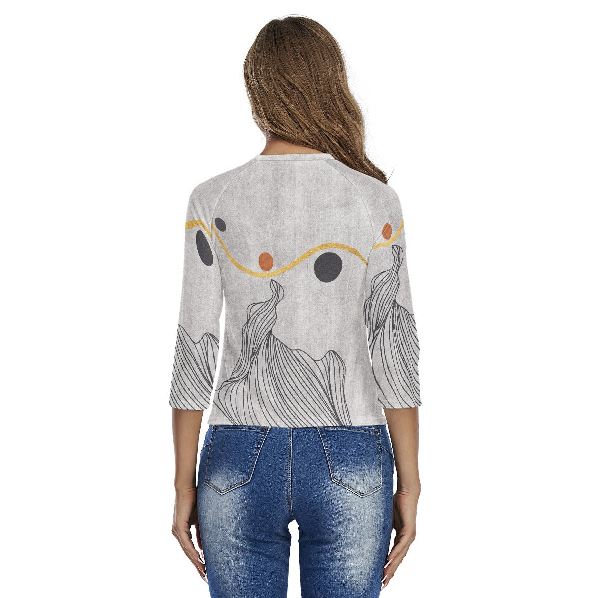 All-Over Print Women's Raglan Sleeves T-shirts