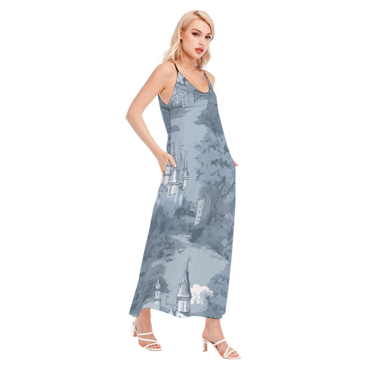 All-Over Print Women's Sling Dress