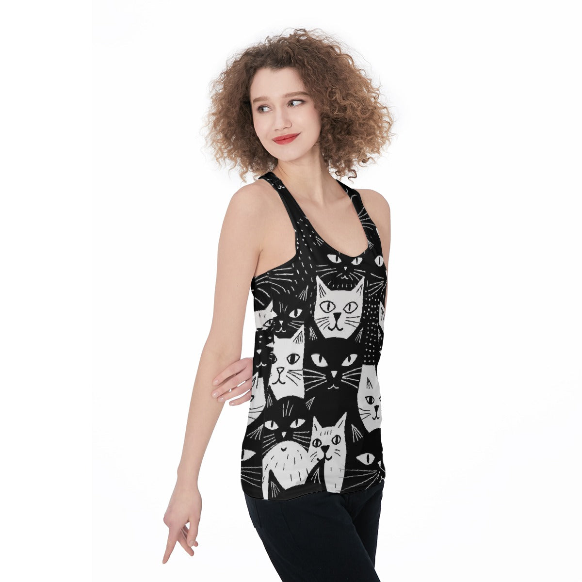 All-Over Print Women's Racerback Tank Top