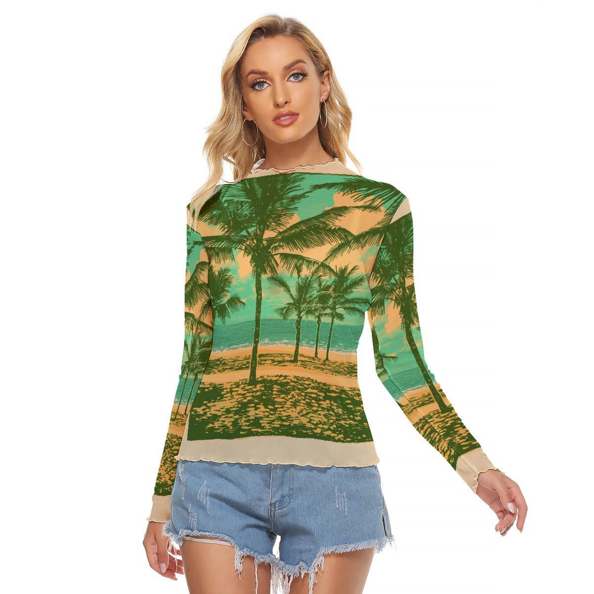 All-Over Print Women's Mesh T-shirt