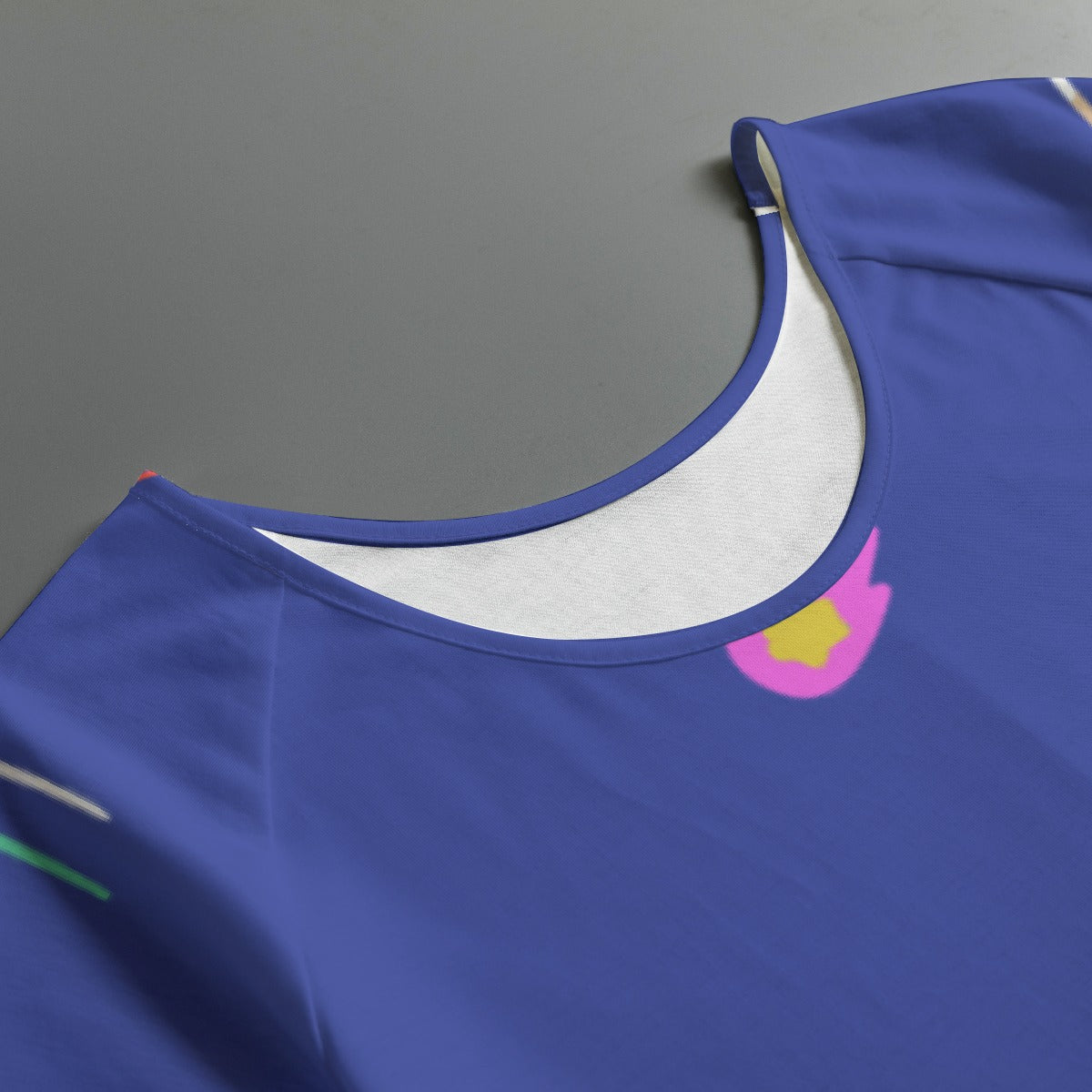 All-Over Print Women's Round Neck T-shirt With Raglan Sleeve