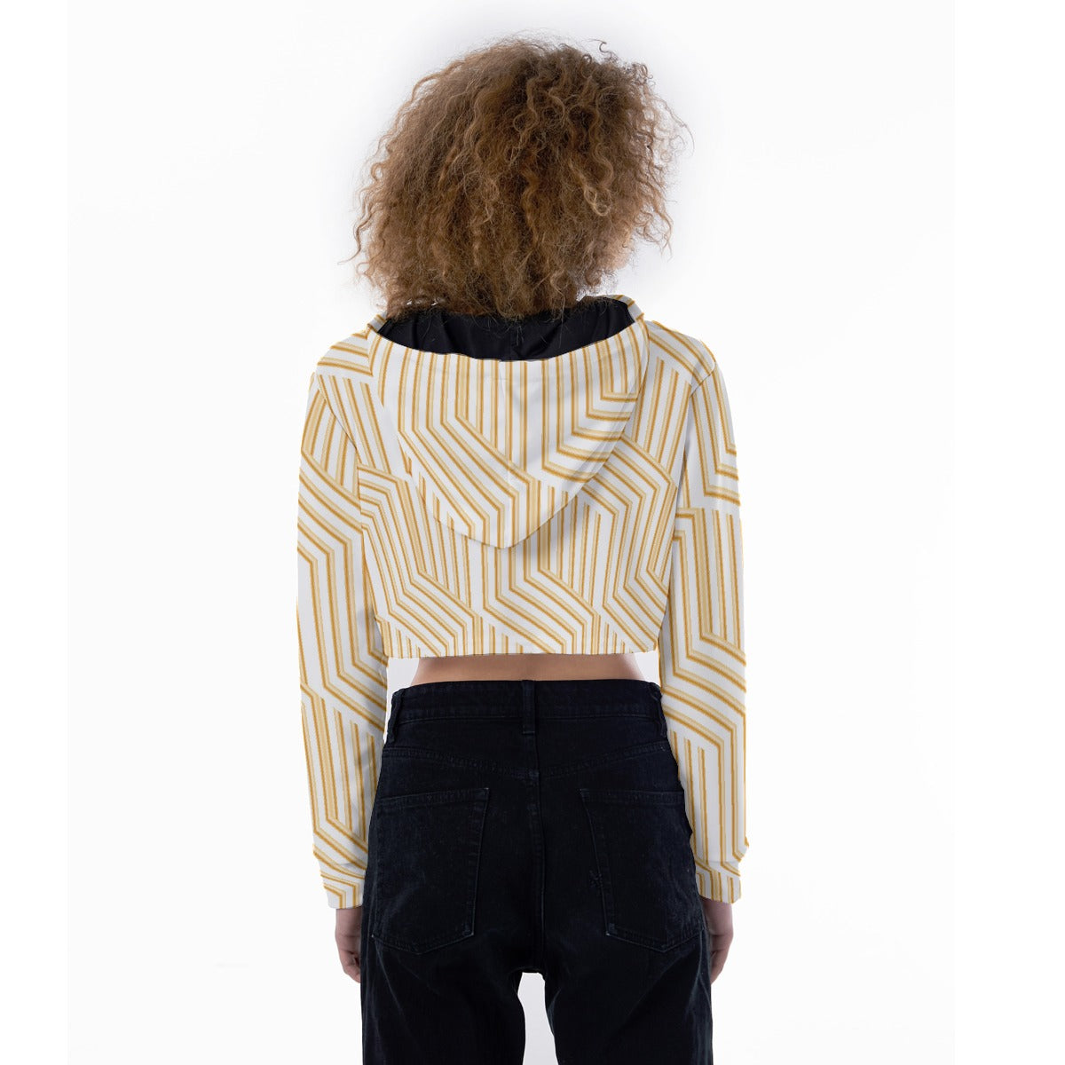 All-Over Print Women's Crop Top Hoodie