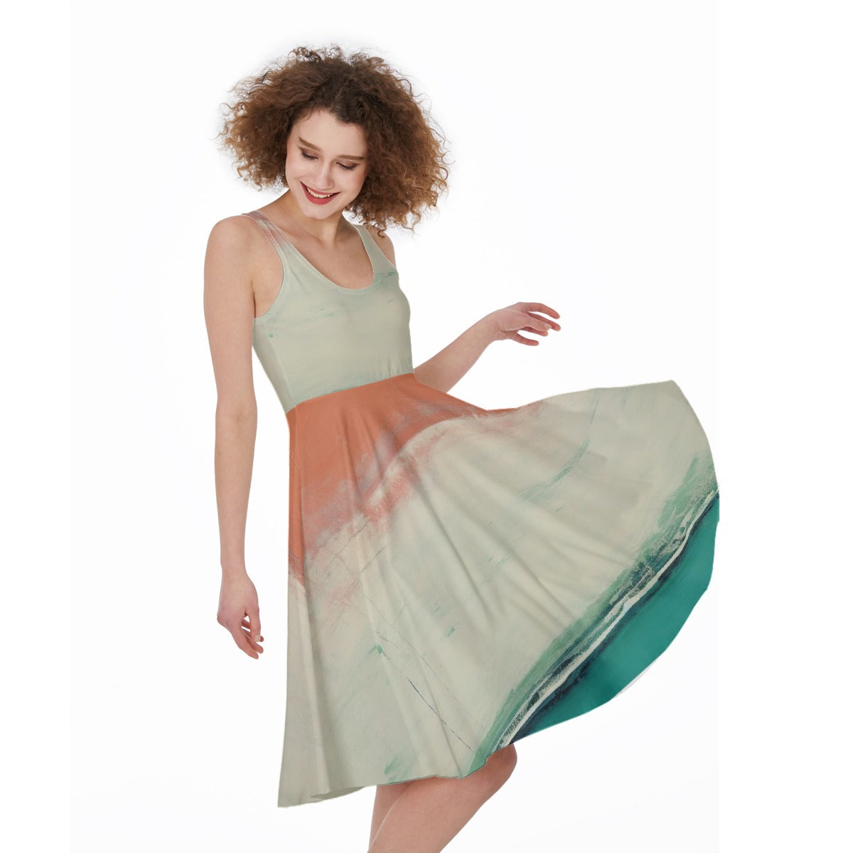 All-Over Print Women's Sleeveless Dress