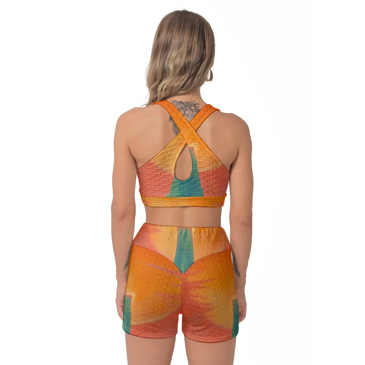 All-Over Print Women's Sports Bra Suit