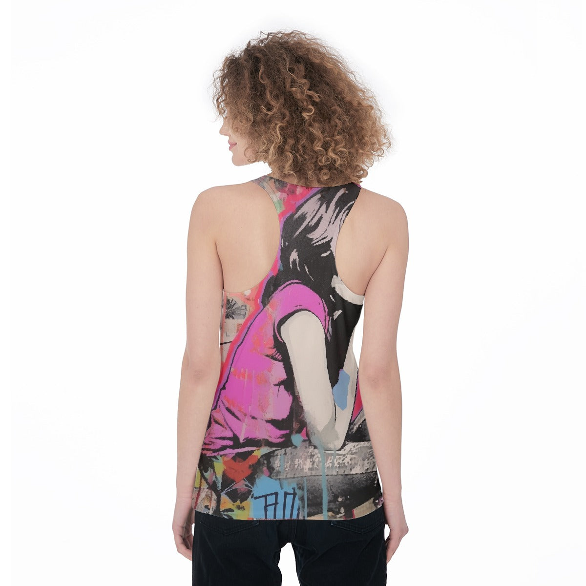 All-Over Print Women's Racerback Tank Top