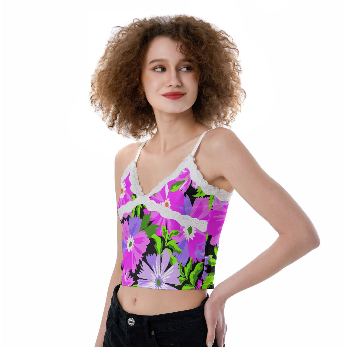 All-Over Print Women's Lace Camisole