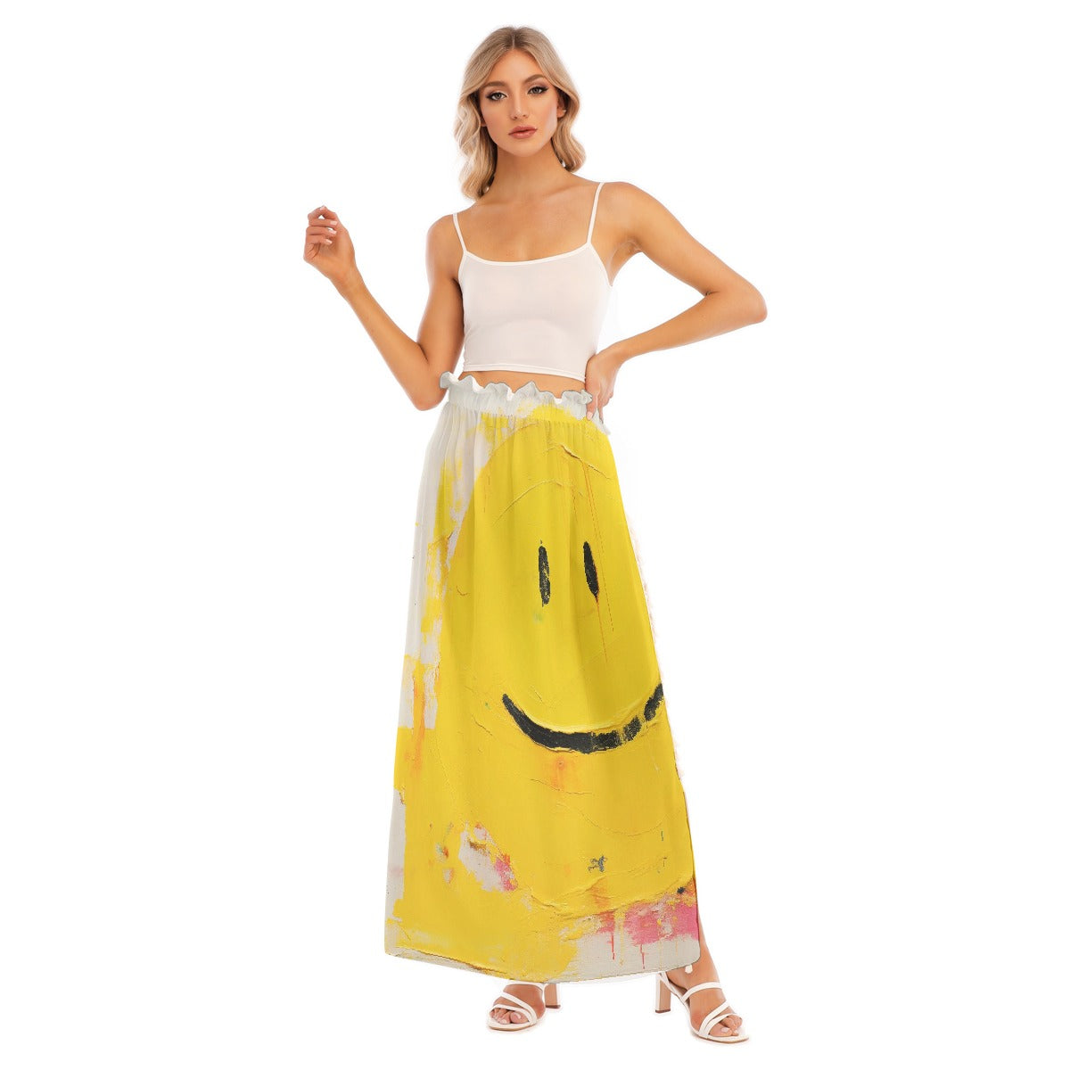 All-Over Print Women's Side Split Skirt