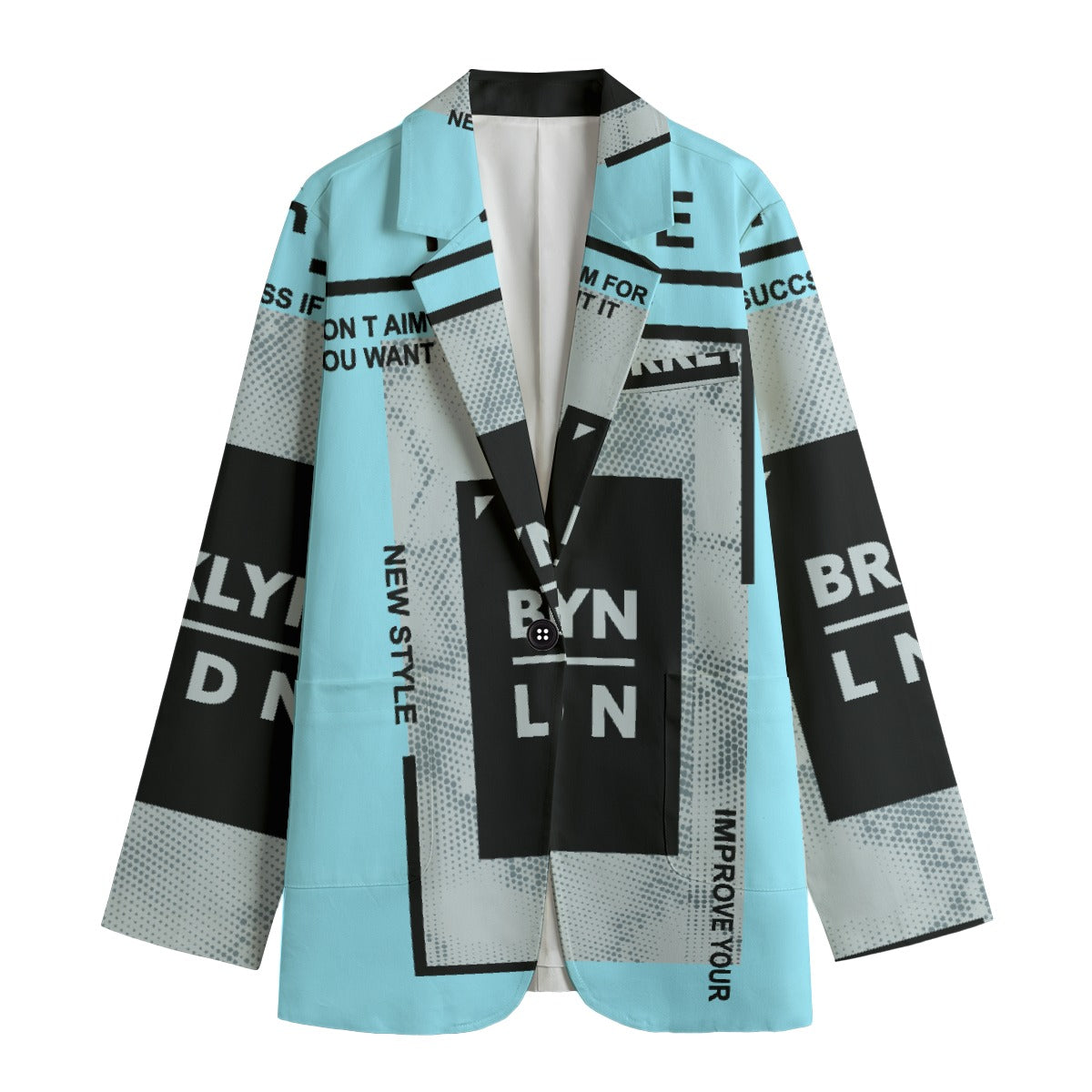 All-Over Print Women's Leisure Blazer
