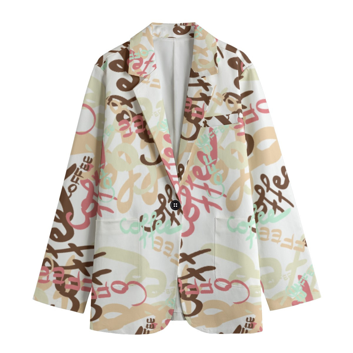 All-Over Print Women's Leisure Blazer