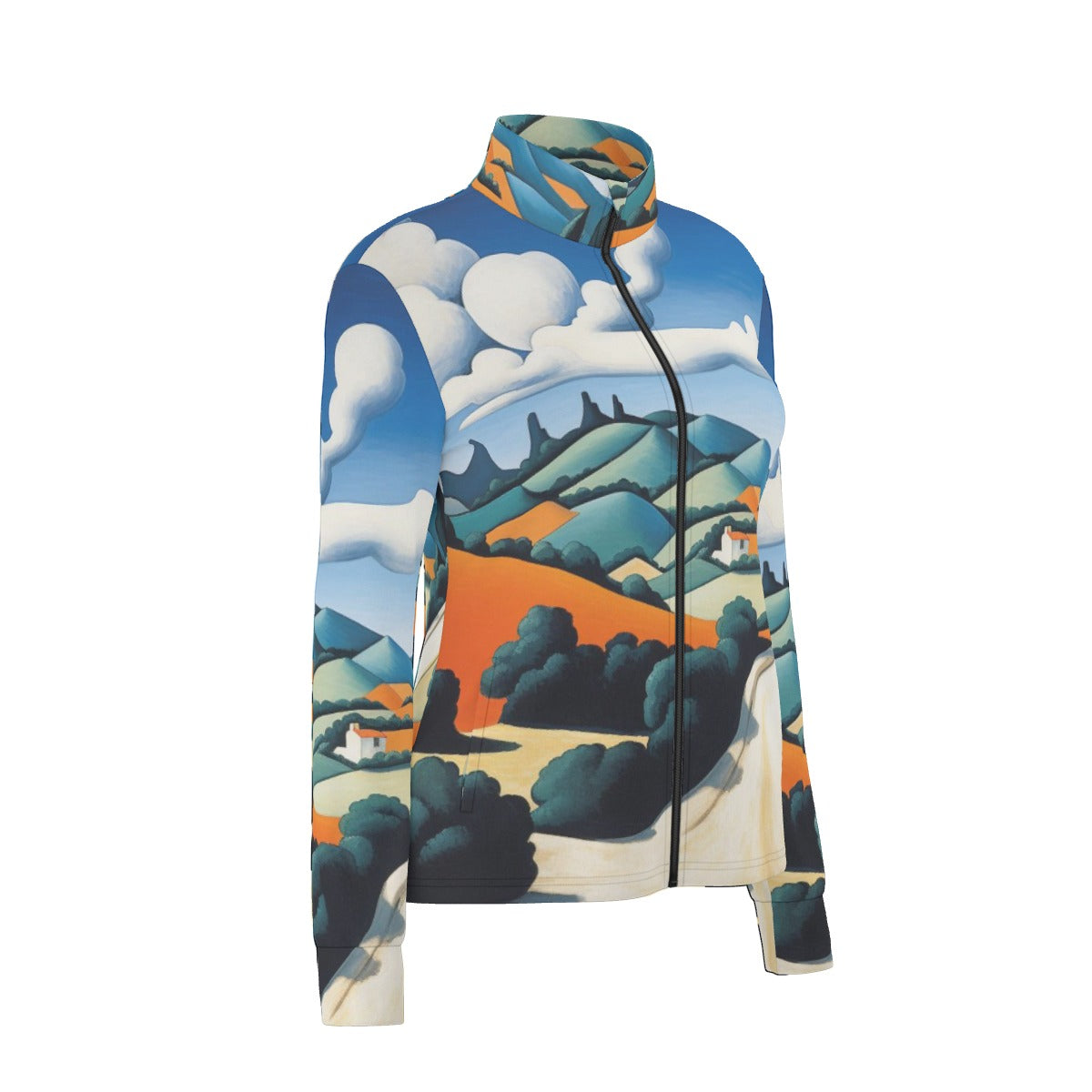 All-Over Print Women's Long Sleeve Thumbhole Jacket