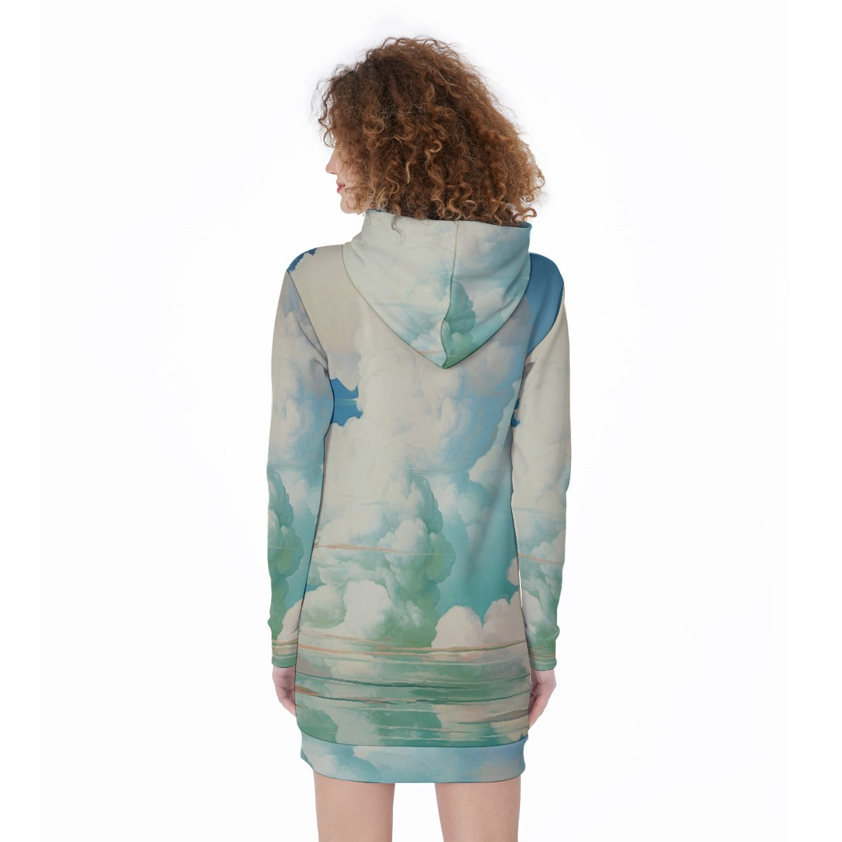 All-Over Print Women's Long Hoodie