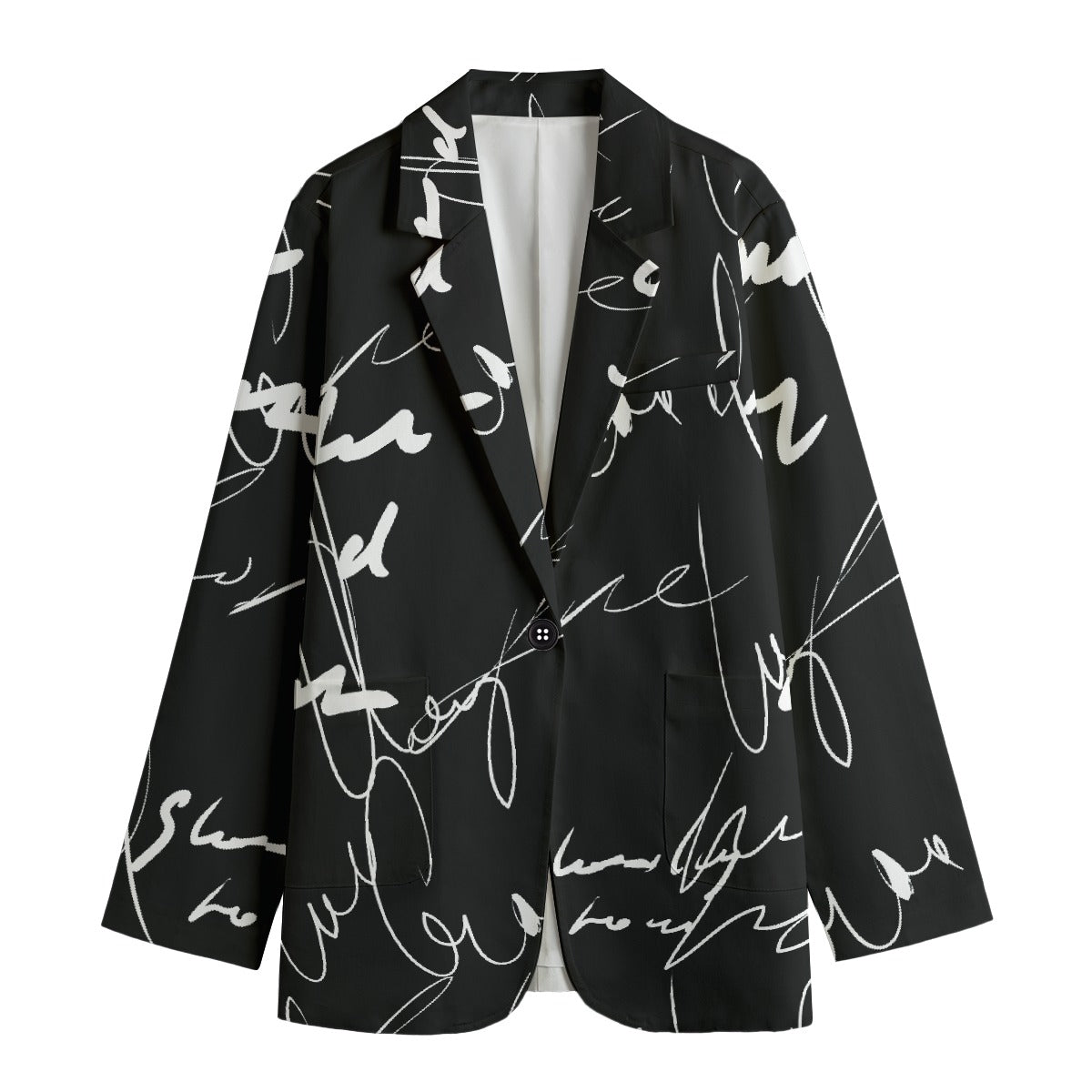 All-Over Print Women's Leisure Blazer