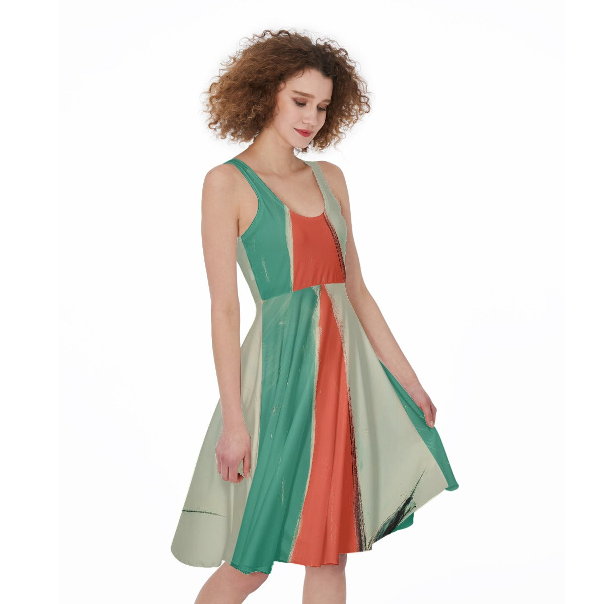 All-Over Print Women's Sleeveless Dress