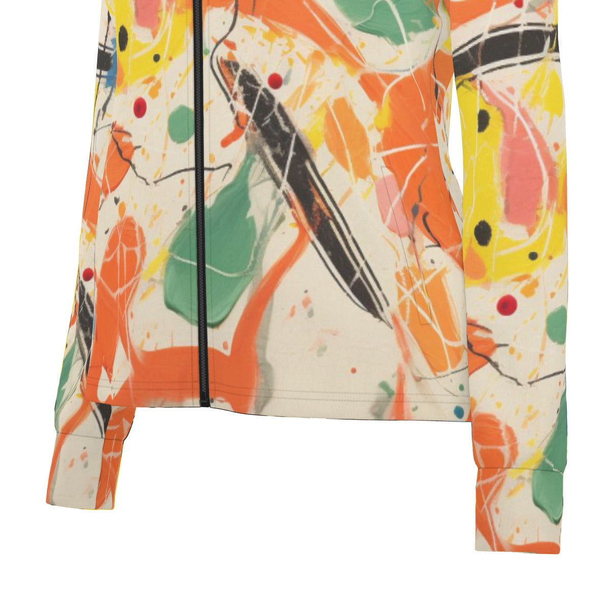All-Over Print Women's Long Sleeve Thumbhole Jacket